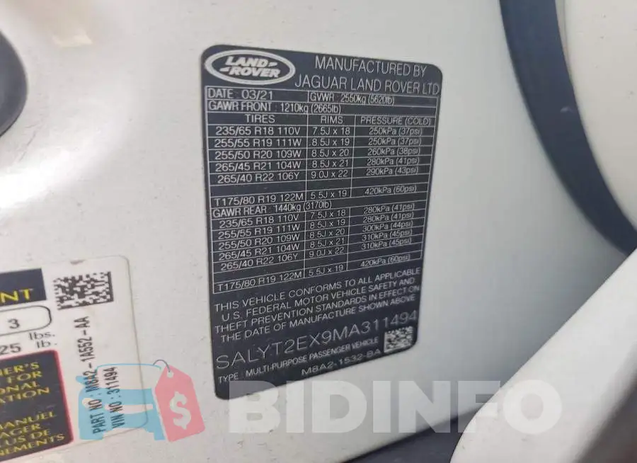 SALYT2EX9MA311494 Photo# 12
