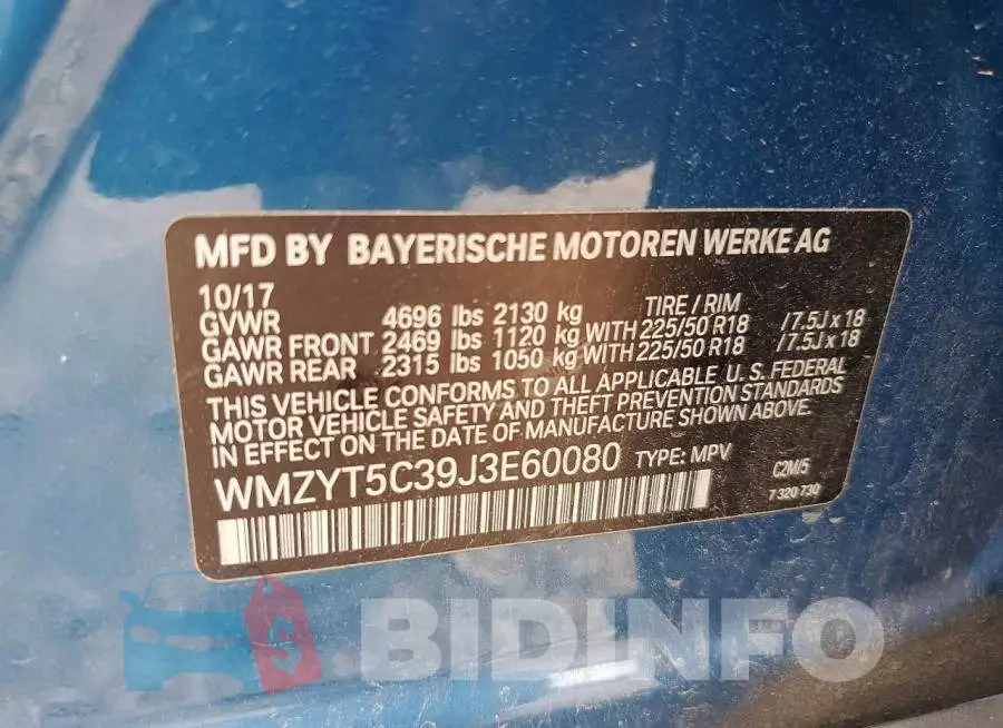 WMZYT5C39J3E60080 Photo# 12