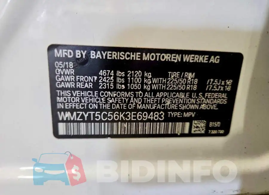 WMZYT5C56K3E69483 Photo# 13