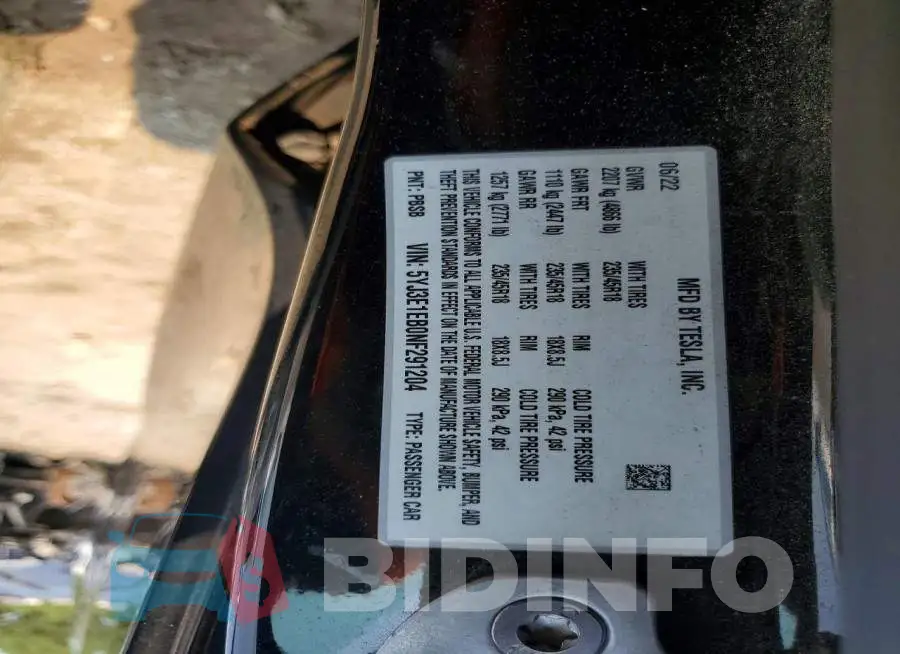 5YJ3E1EB0NF291204 Photo# 12