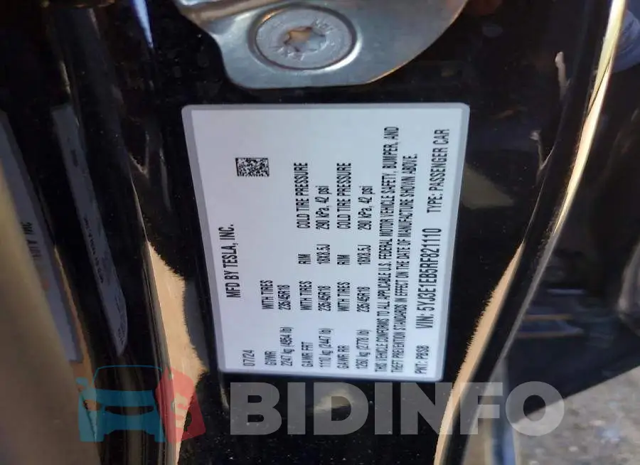 5YJ3E1EB5RF821110 Photo# 12
