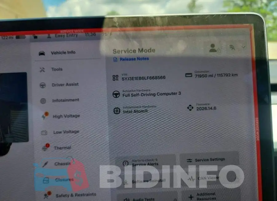 5YJ3E1EB6LF668566 Photo# 9