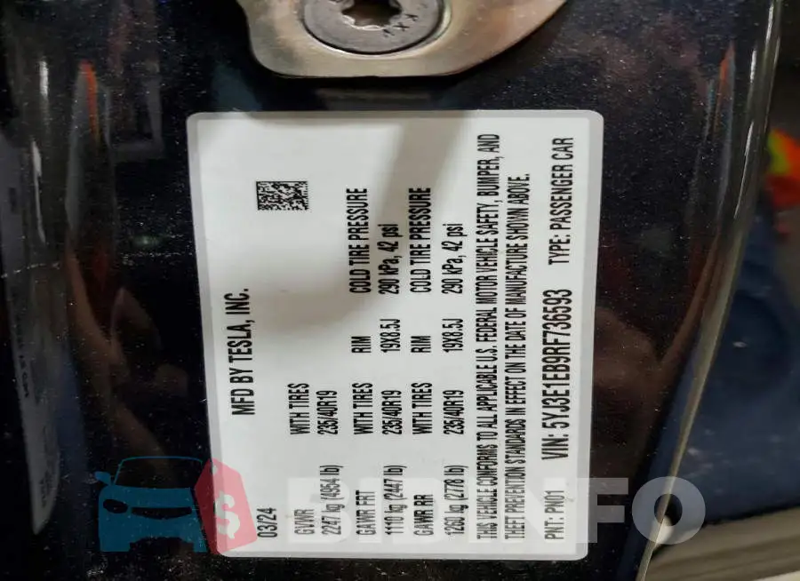 5YJ3E1EB9RF736593 Photo# 12