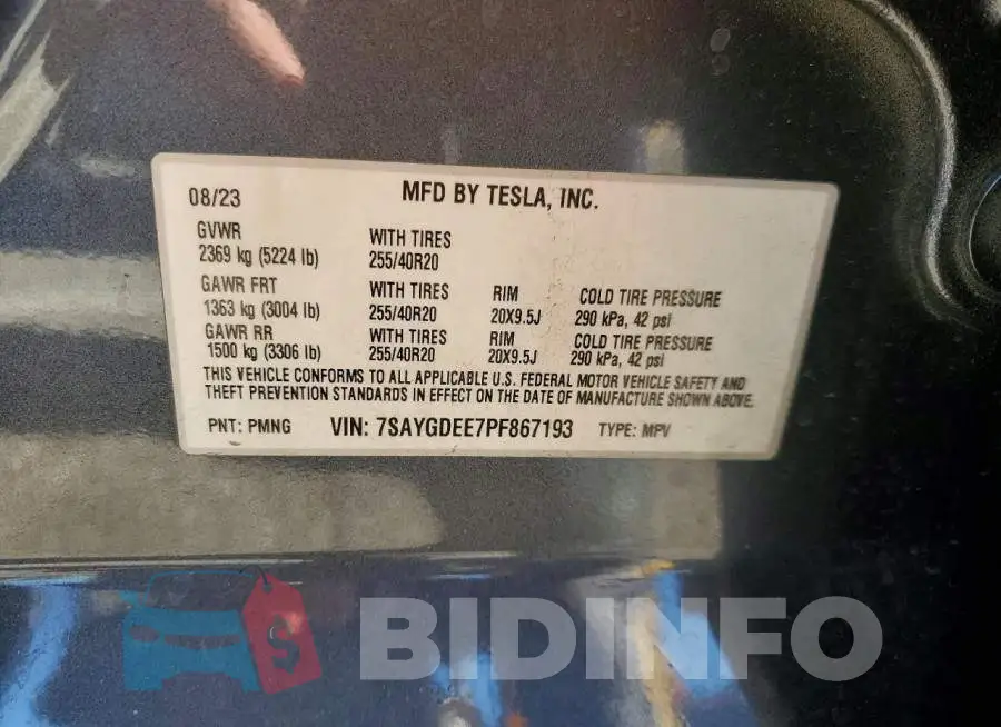 7SAYGDEE7PF867193 Photo# 13