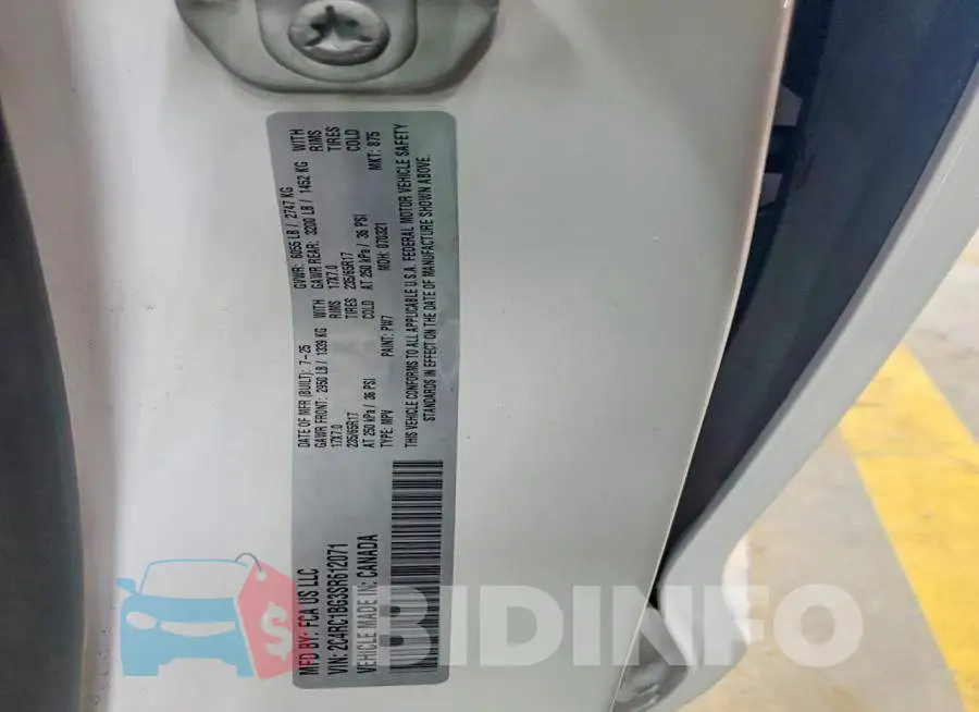 2C4RC1BG3SR612071 Photo# 13