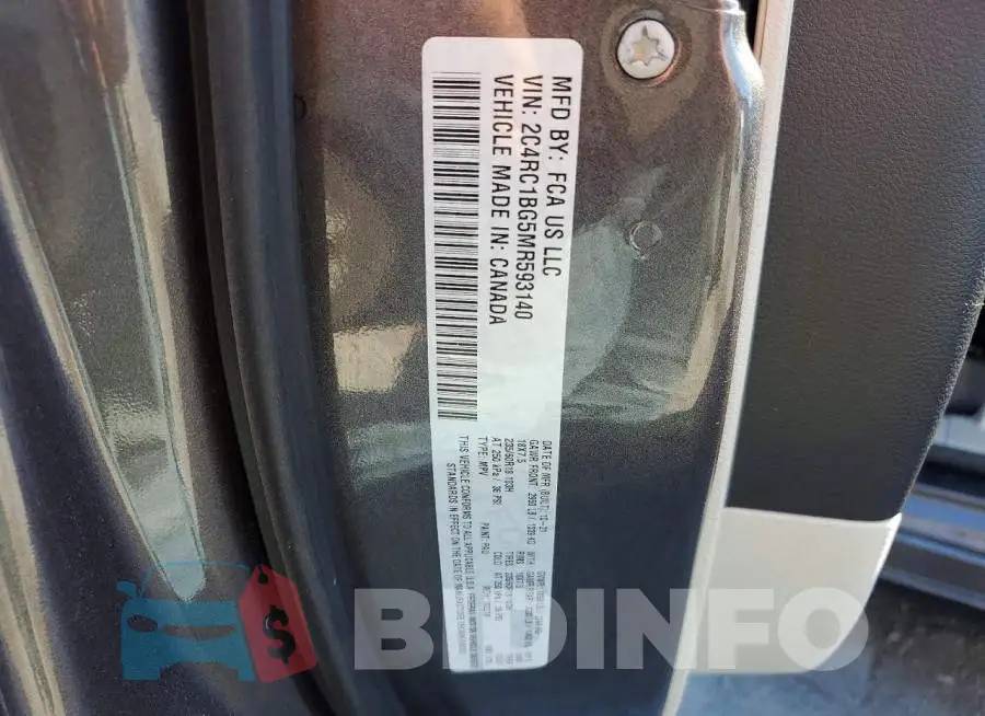 2C4RC1BG5MR593140 Photo# 13