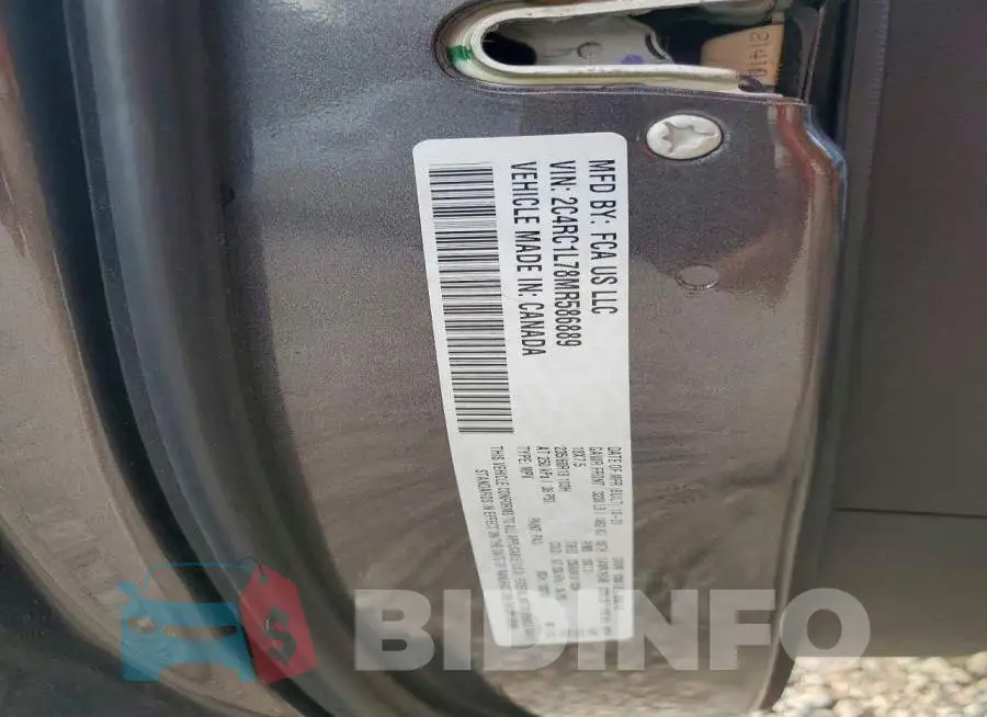 2C4RC1L78MR586889 Photo# 13