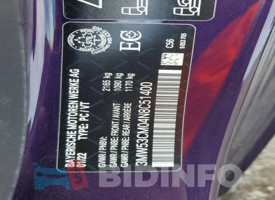 3MW53CM04N8C51400 Photo# 12