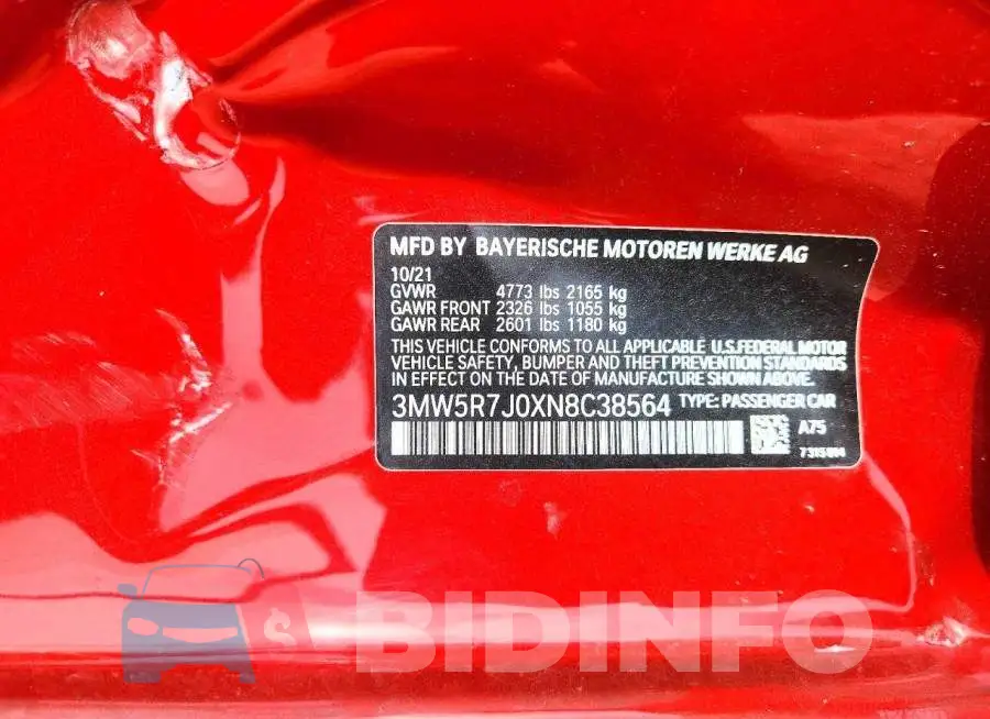 3MW5R7J0XN8C38564 Photo# 13