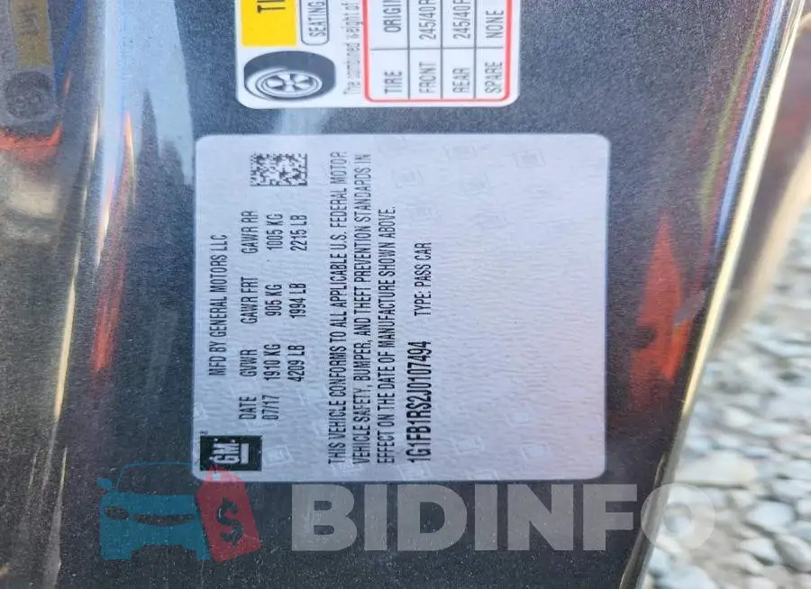 1G1FB1RS2J0107494 Photo# 12