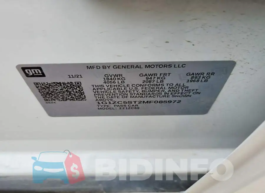 1G1ZC5ST2MF085972 Photo# 12