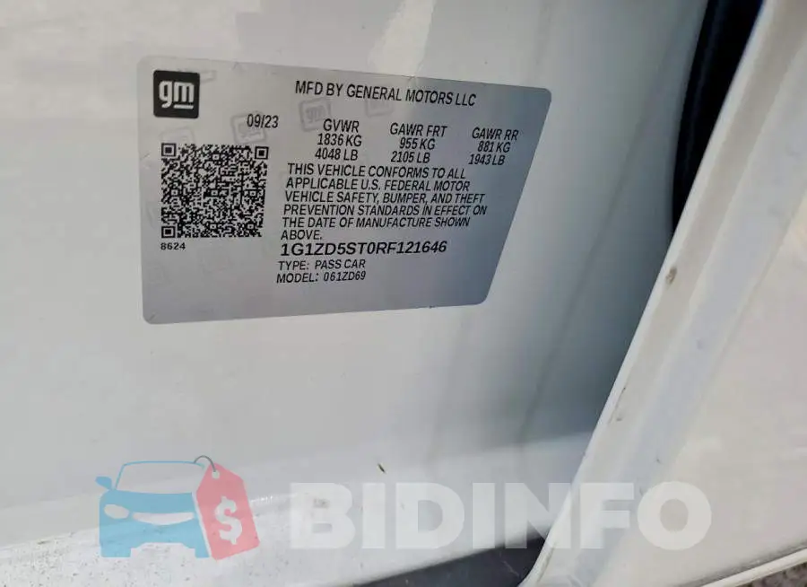 1G1ZD5ST0RF121646 Photo# 12