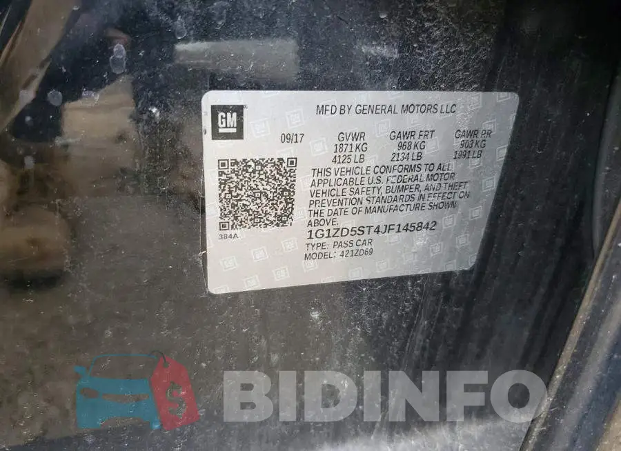 1G1ZD5ST4JF145842 Photo# 12