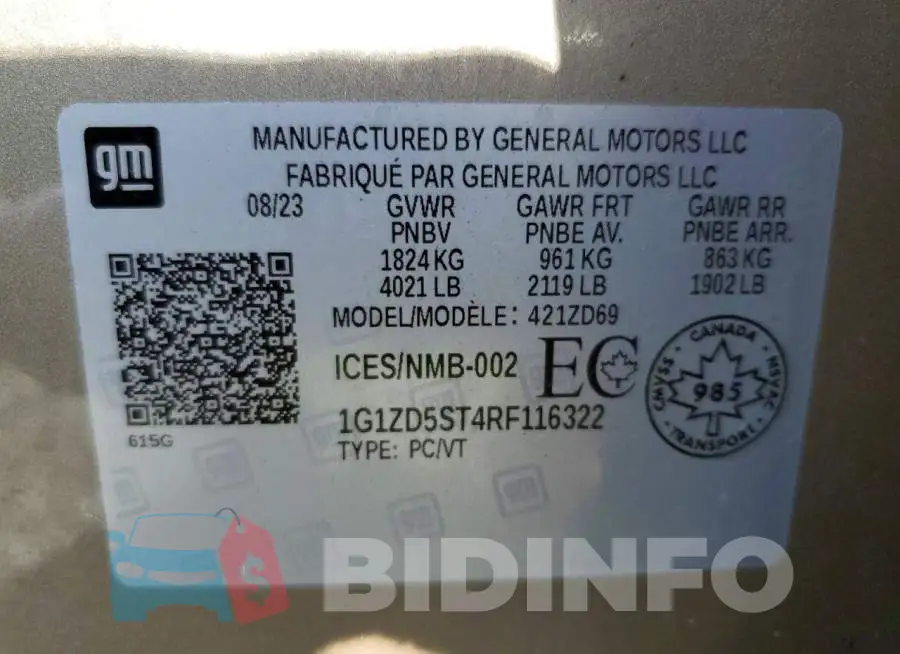 1G1ZD5ST4RF116322 Photo# 13