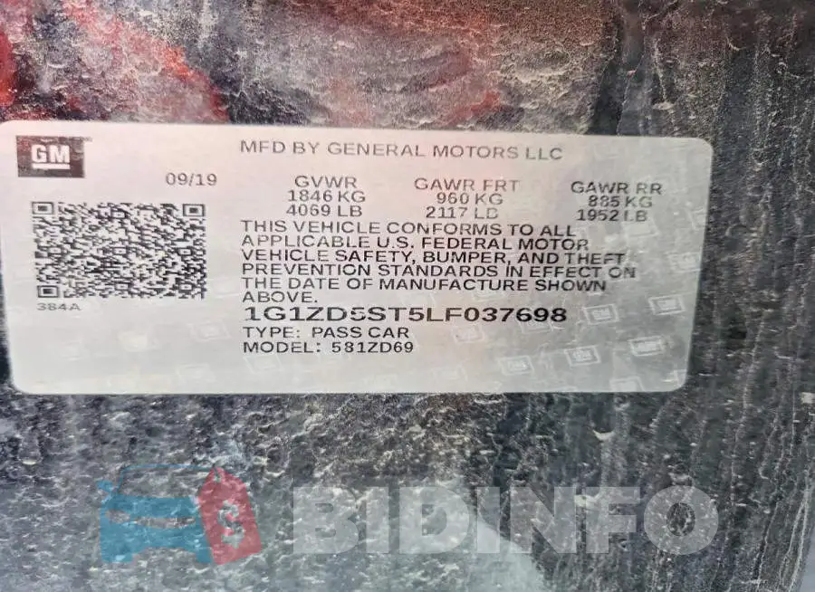 1G1ZD5ST5LF037698 Photo# 12