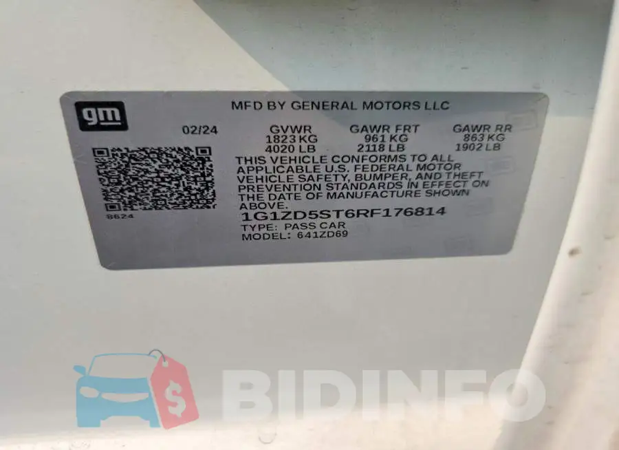 1G1ZD5ST6RF176814 Photo# 12