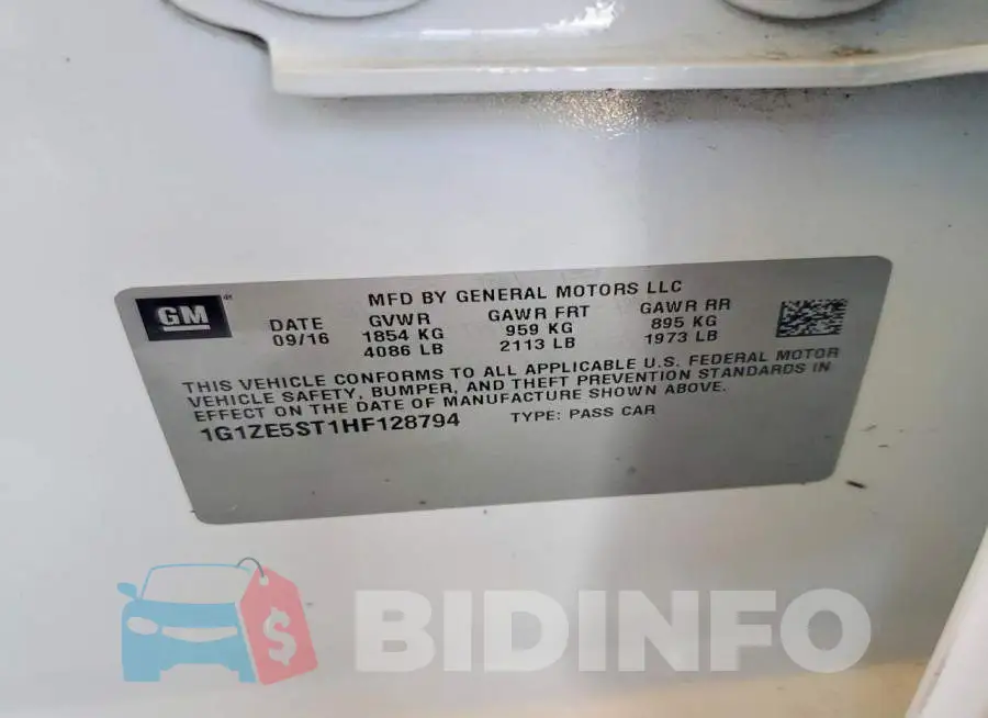 1G1ZE5ST1HF128794 Photo# 12