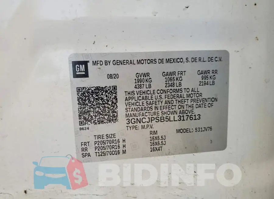 3GNCJPSB5LL317613 Photo# 13