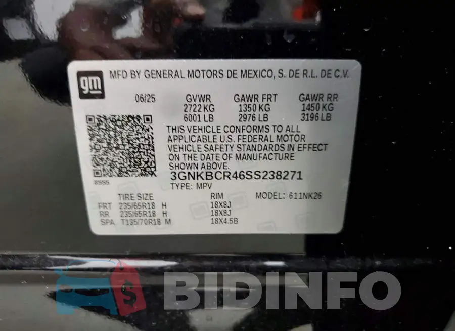 3GNKBCR46SS238271 Photo# 13