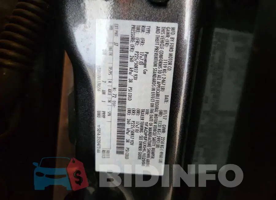 1FADP5FUXHL102958 Photo# 12