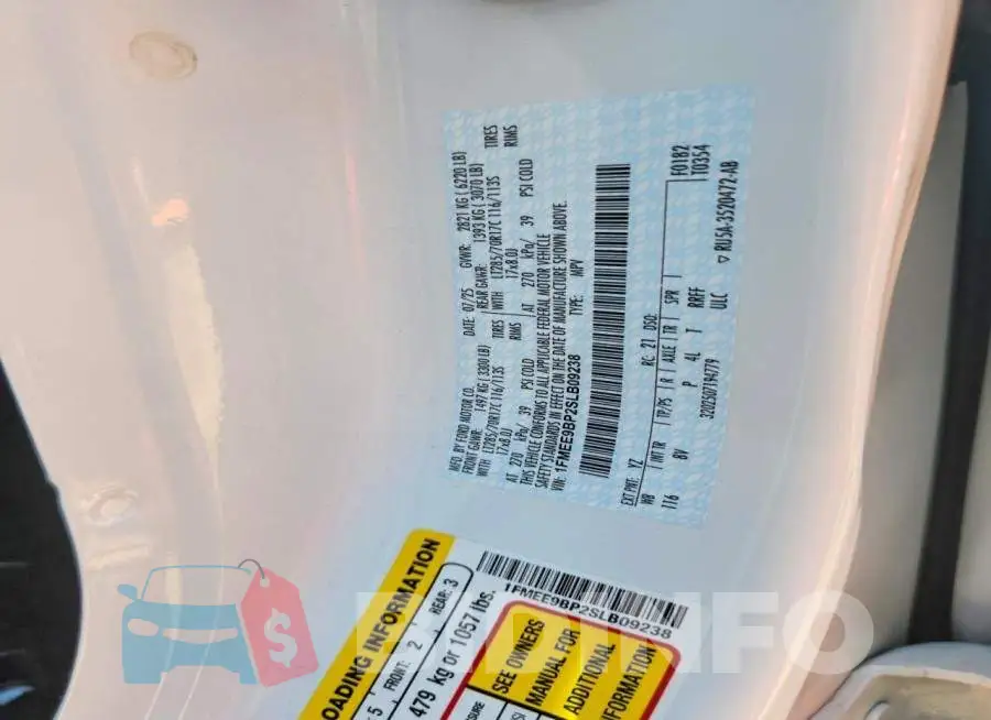 1FMEE9BP2SLB09238 Photo# 12