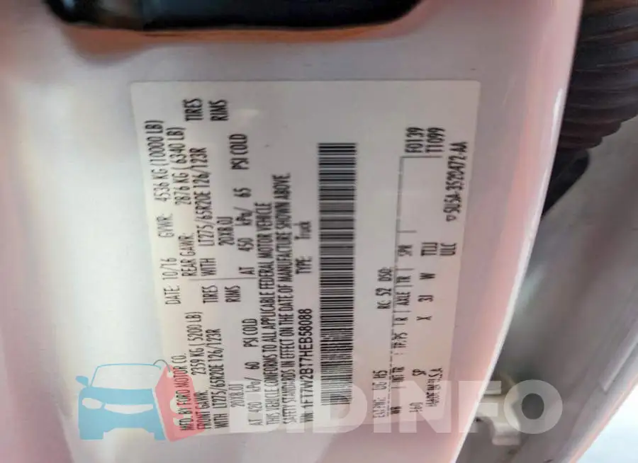 1FT7W2BT7HEB58088 Photo# 12