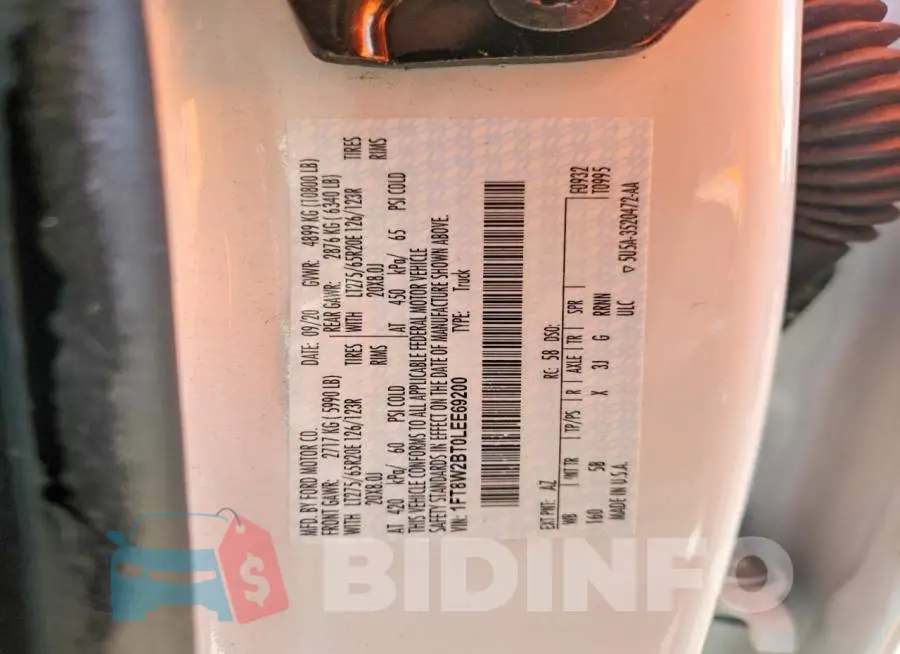 1FT8W2BT0LEE69200 Photo# 12