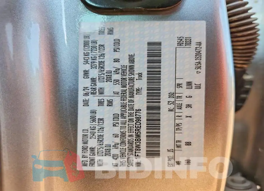 1FT8W3BM5RED98776 Photo# 12