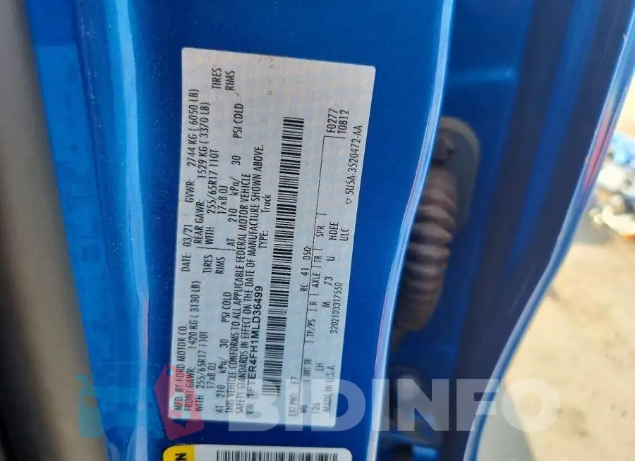 1FTER4FH1MLD36499 Photo# 13