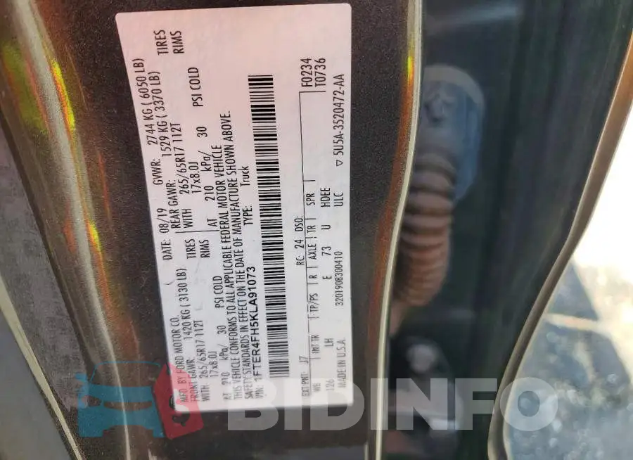1FTER4FH5KLA91073 Photo# 13