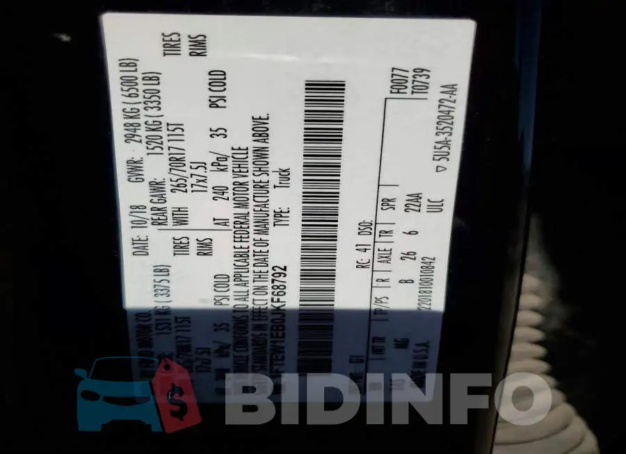 1FTEW1EB0JKF68792 Photo# 12