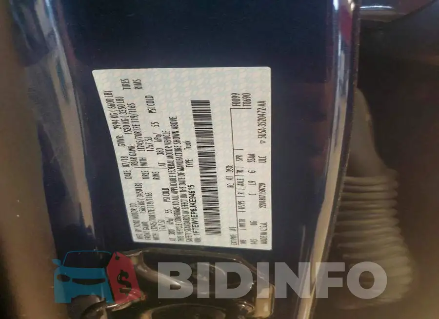1FTEW1EP8JKE94615 Photo# 12
