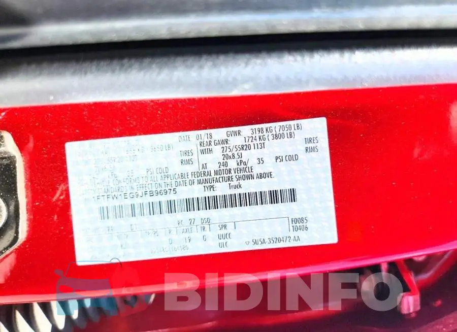1FTFW1EG9JFB96975 Photo# 13