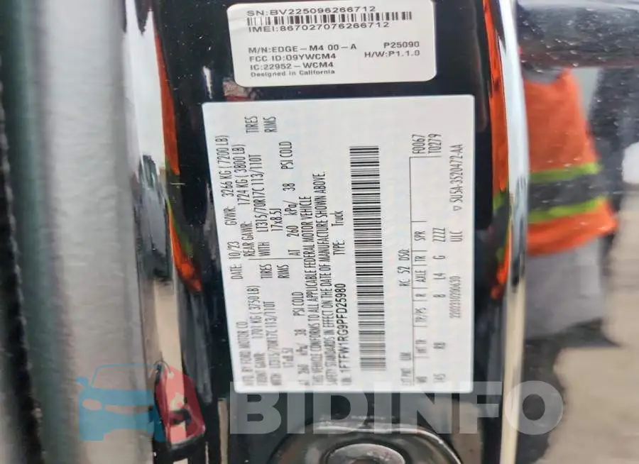 1FTFW1RG9PFD25980 Photo# 12