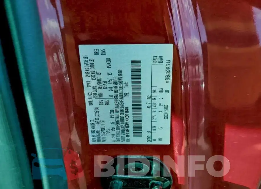 1FTMF1EP1NKD11640 Photo# 12