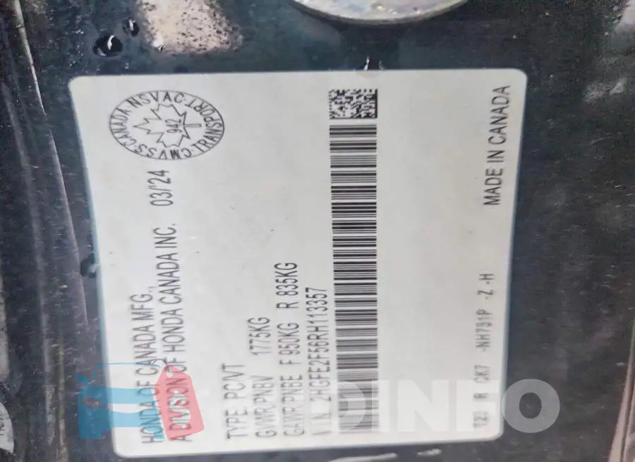 2HGFE2F56RH113357 Photo# 12