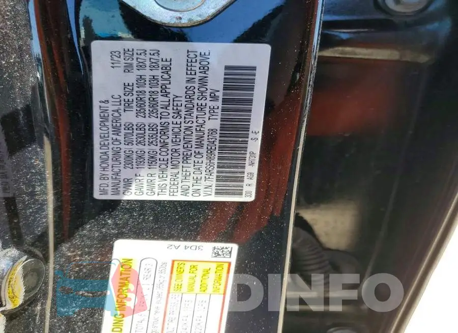 7FARS6H89RE043768 Photo# 13