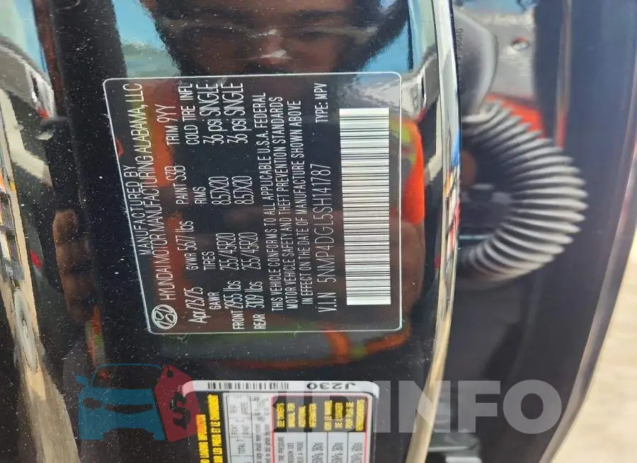 5NMP4DGL5SH141787 Photo# 13