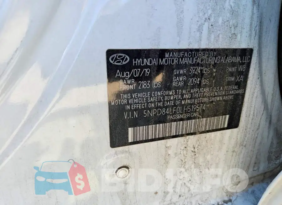 5NPD84LF0LH519574 Photo# 13