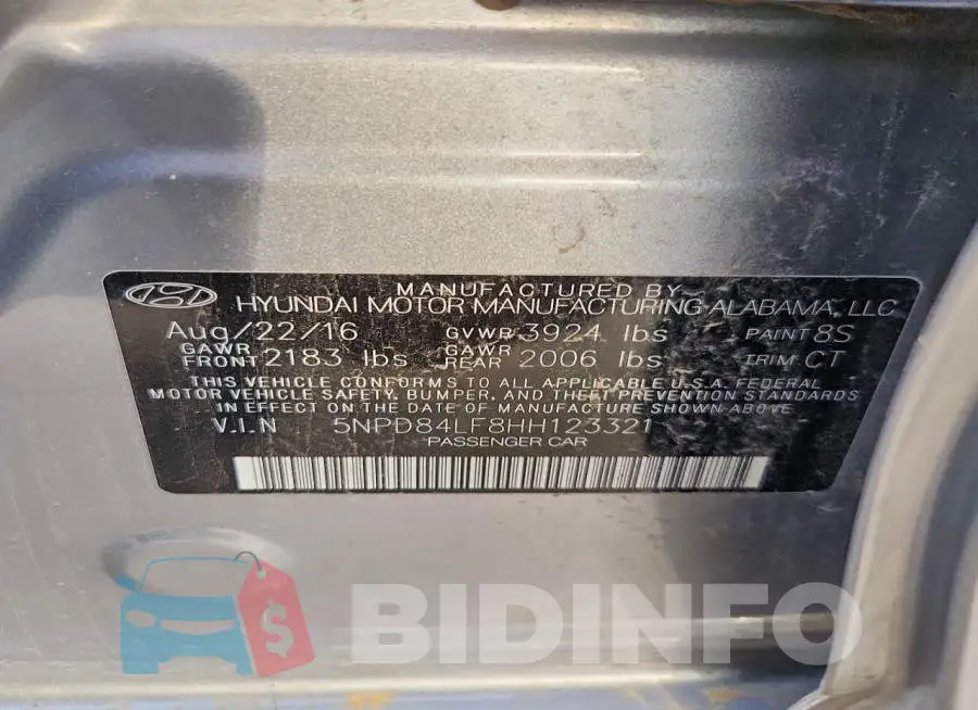 5NPD84LF8HH123321 Photo# 12