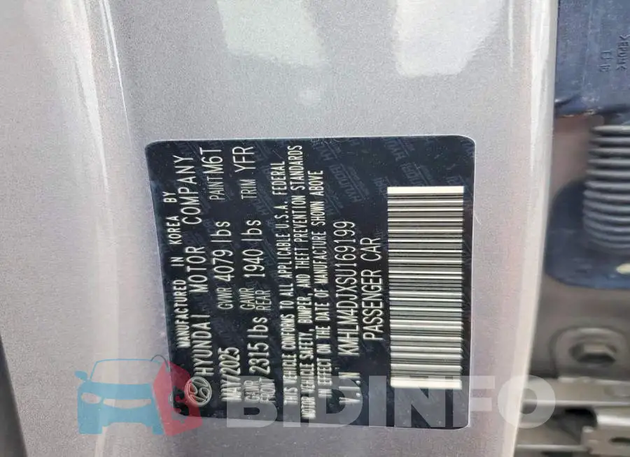 KMHLM4DJXSU169199 Photo# 13