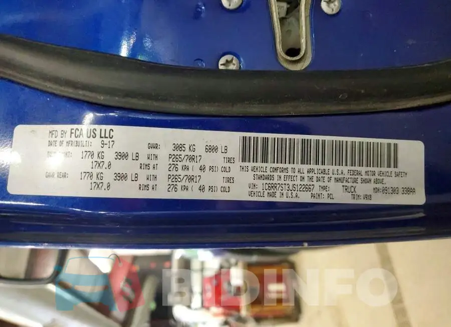 1C6RR7ST3JS122667 Photo# 12
