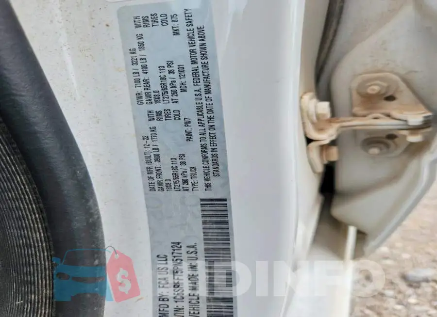 1C6SRFFT5PN517124 Photo# 12