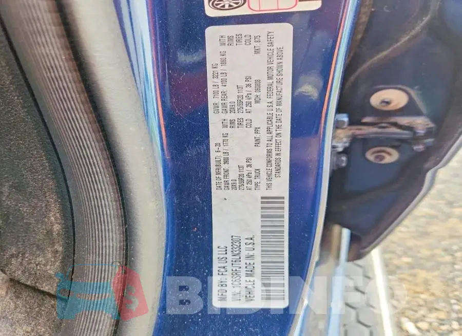 1C6SRFJT6LN332307 Photo# 12