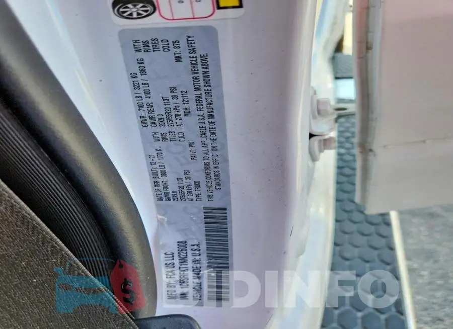 1C6SRFKT1NN226008 Photo# 13