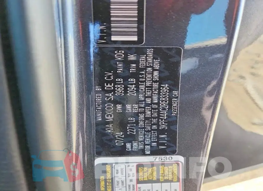 3KPF44AC2RE833964 Photo# 13