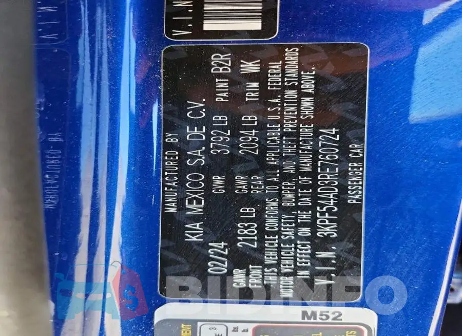 3KPF54AD3RE760724 Photo# 12