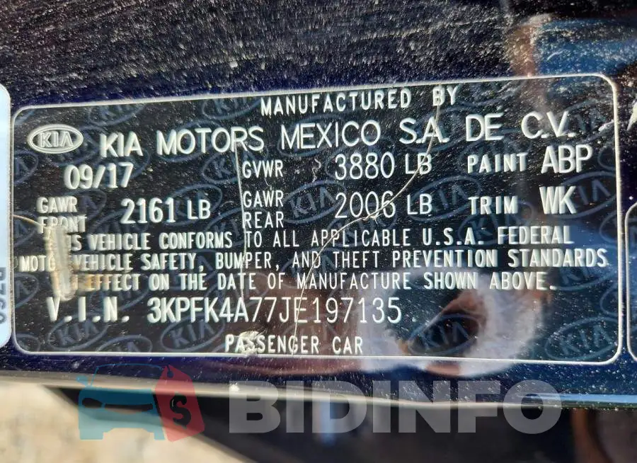3KPFK4A77JE197135 Photo# 13