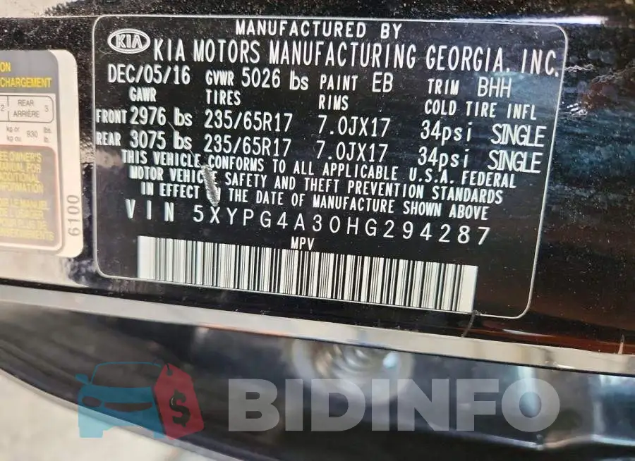 5XYPG4A30HG294287 Photo# 12