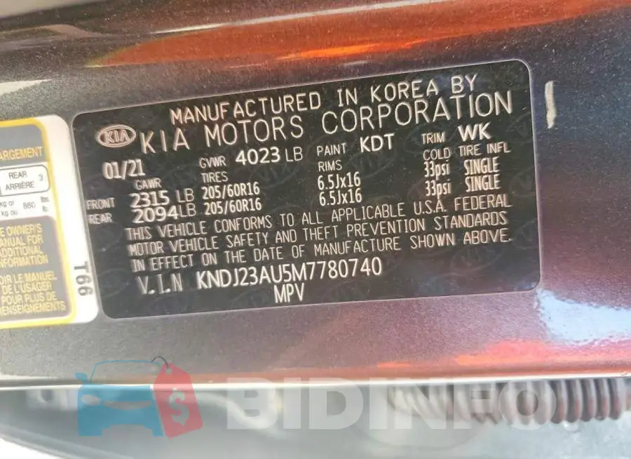 KNDJ23AU5M7780740 Photo# 12